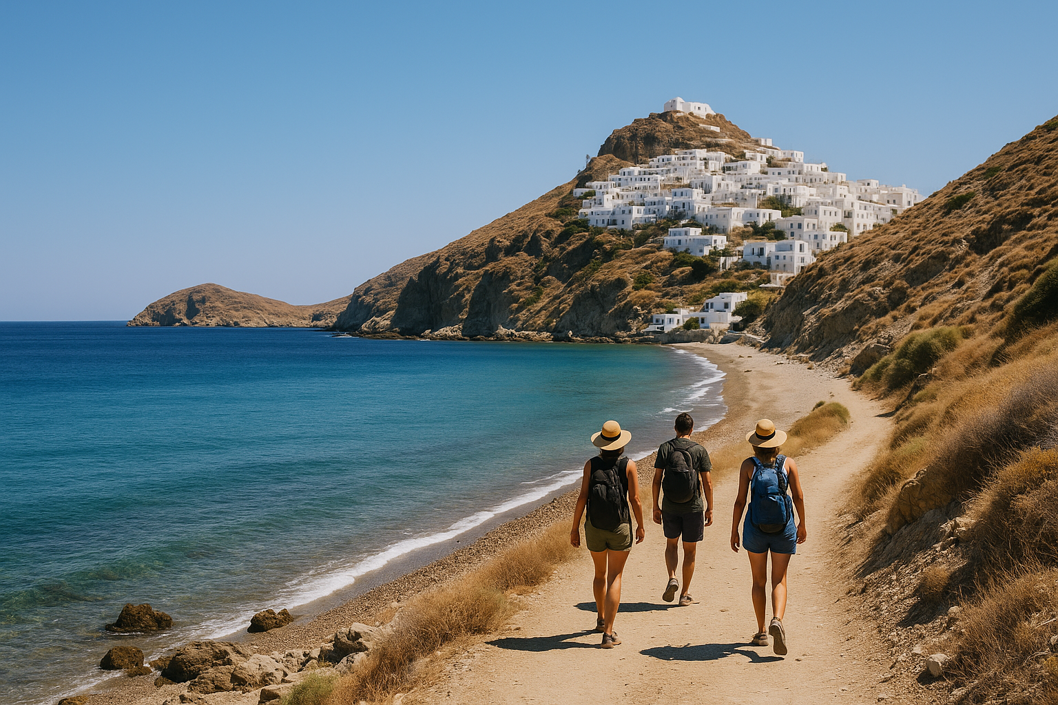 Σκύρος: Η τουριστική κίνηση κινείται ανοδικά στην καρδιά της σεζόν