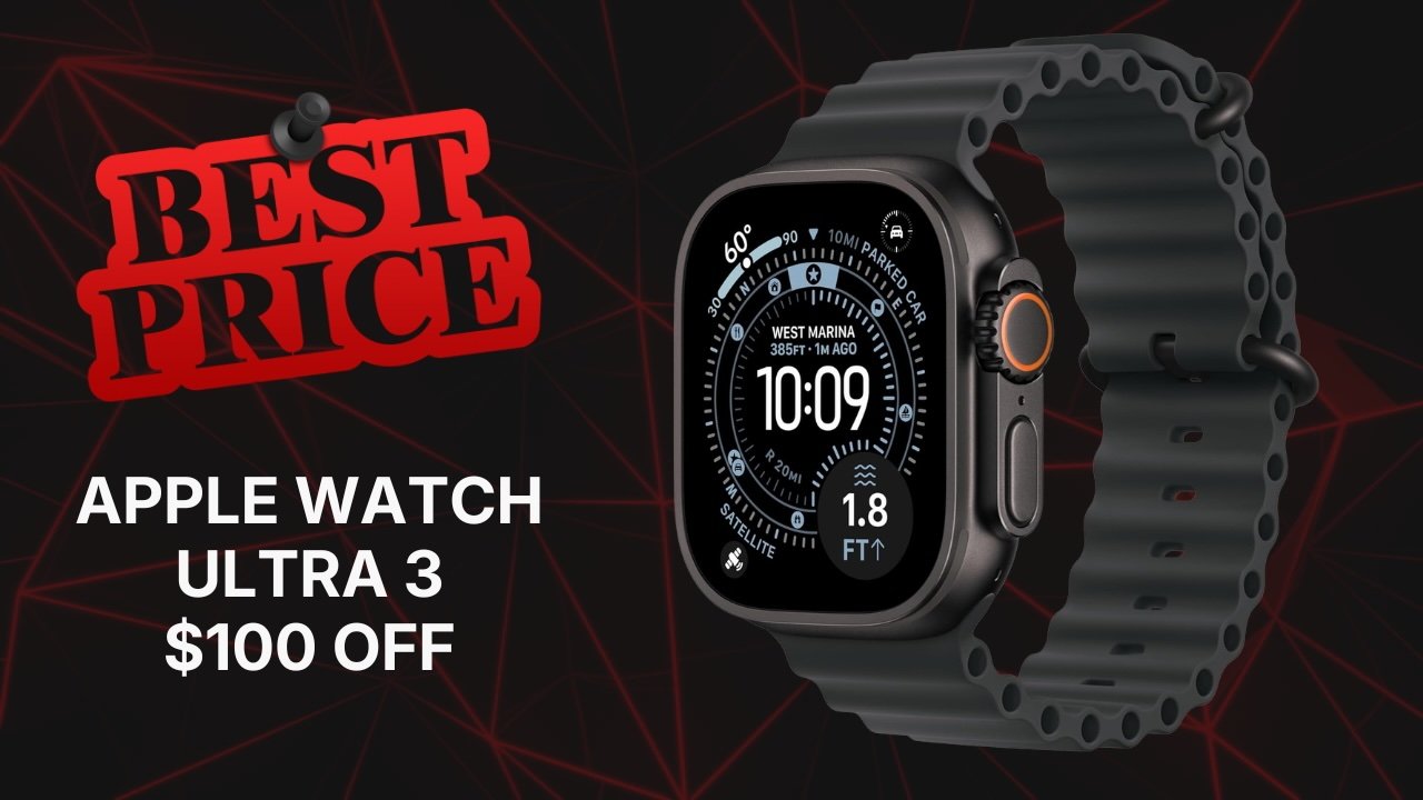 Apple Watch Ultra 3 στα 699 δολάρια με έκπτωση 100 δολαρίων στο Amazon