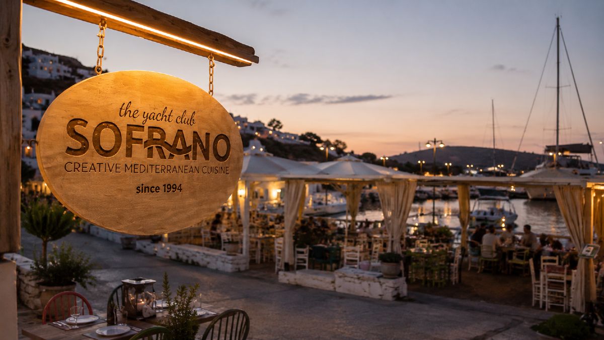 Ανακαλύψτε το Sofrano The Yacht Club: Ένα Γαστρονομικό Διαμάντι