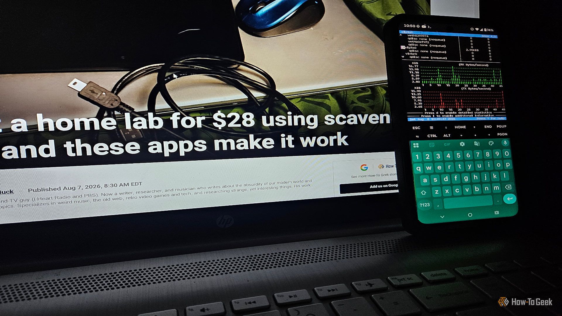 Νέος τρόπος παρακολούθησης για μικρό home lab με παλιό Android