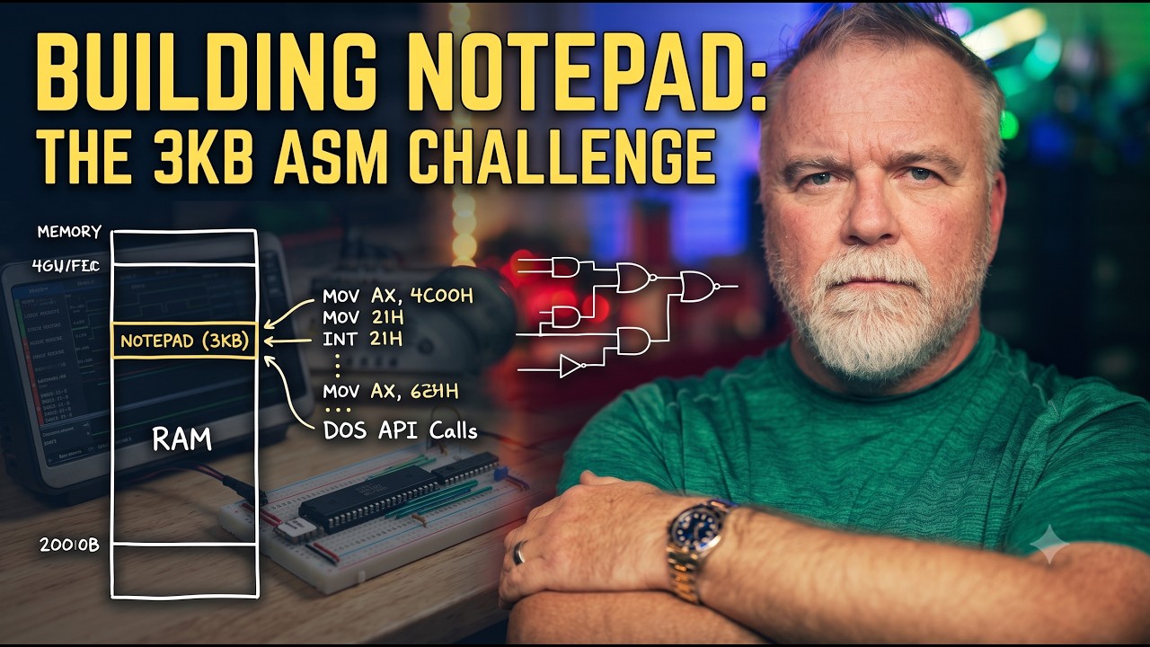 Πρώην μηχανικός της Microsoft ξαναέφτιαξε το Notepad σε μόλις 2,5KB, αξιοποιώντας μόνο όσα υπήρχαν ήδη στα Windows
