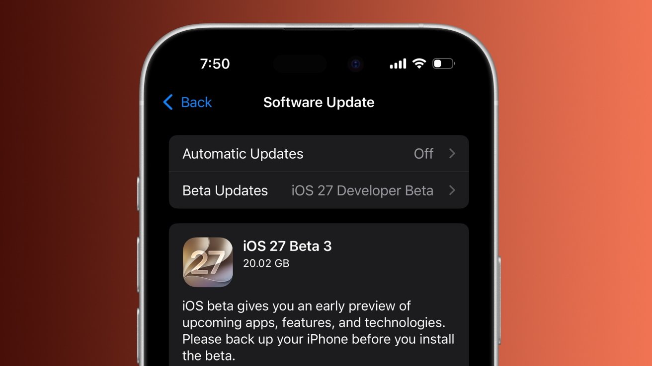 iOS 27 beta 3: νέες επιλογές παραμετροποίησης για τη φωνή της Siri